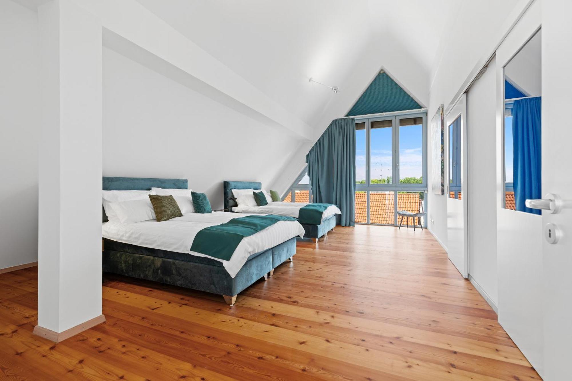 Helloflats - Luxus-Penthouse - Balkon - Parking - Zentrum - Therme - Naehe Flughafen Muc Erding Exterior foto