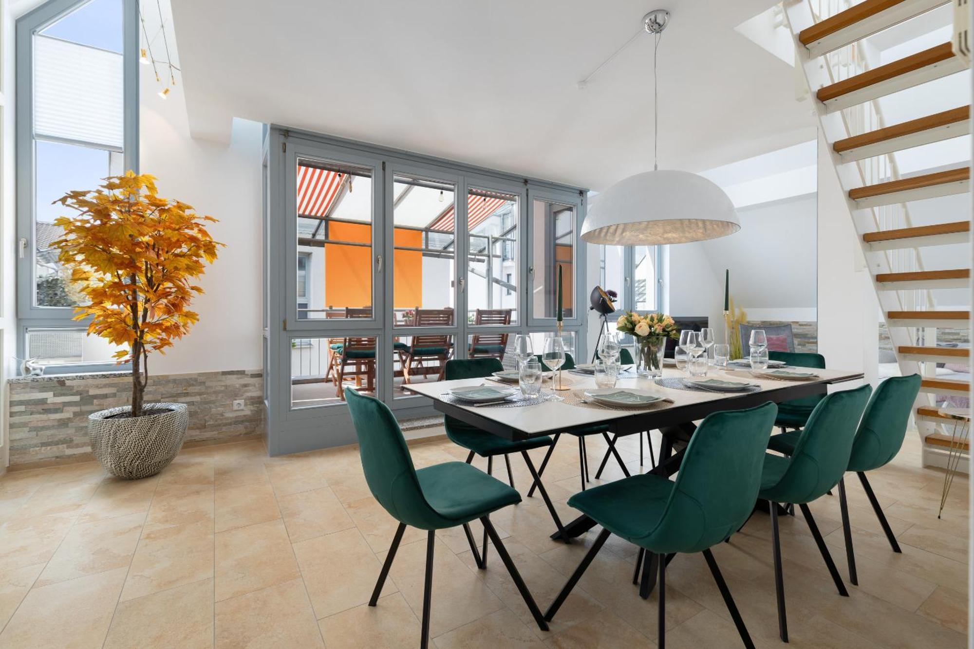 Helloflats - Luxus-Penthouse - Balkon - Parking - Zentrum - Therme - Naehe Flughafen Muc Erding Exterior foto